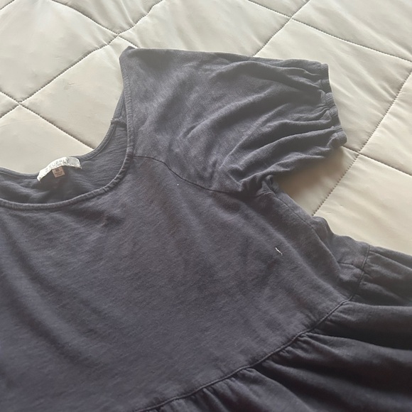 Ladies Z Supply Charcoal Mini Skater-Style Dress - Picture 4 of 10